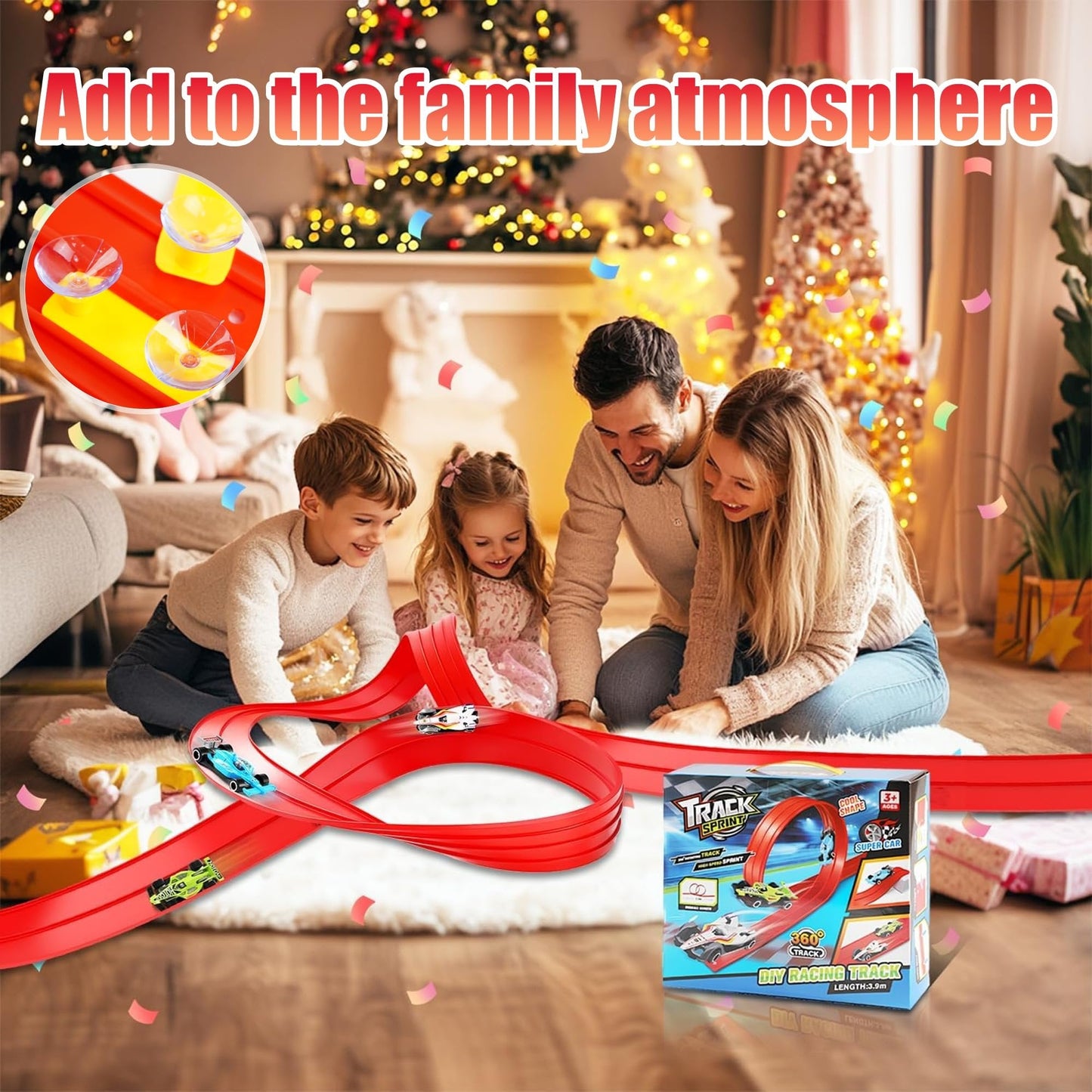 🎁Early Christmas Hot Sale 49% OFF🎅DIY Flexible Racing Track Toy