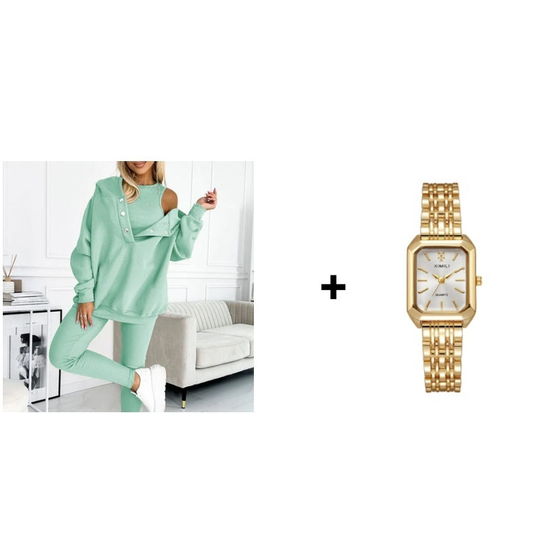 ⏳Time-limited Special £25.99⏰Hooded Casual and Comfortable Sweatshirt Suit