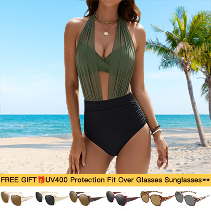 🏖️SUMMER HOT SALE 50% OFF with FREE GIFT🎁Blooming Jelly Women's High Waisted Bikini Set 🌺 – Tummy Control 2-Piece Swimsuit for Confident Summer Style 💕 | Modest Yet Sexy Swimwear