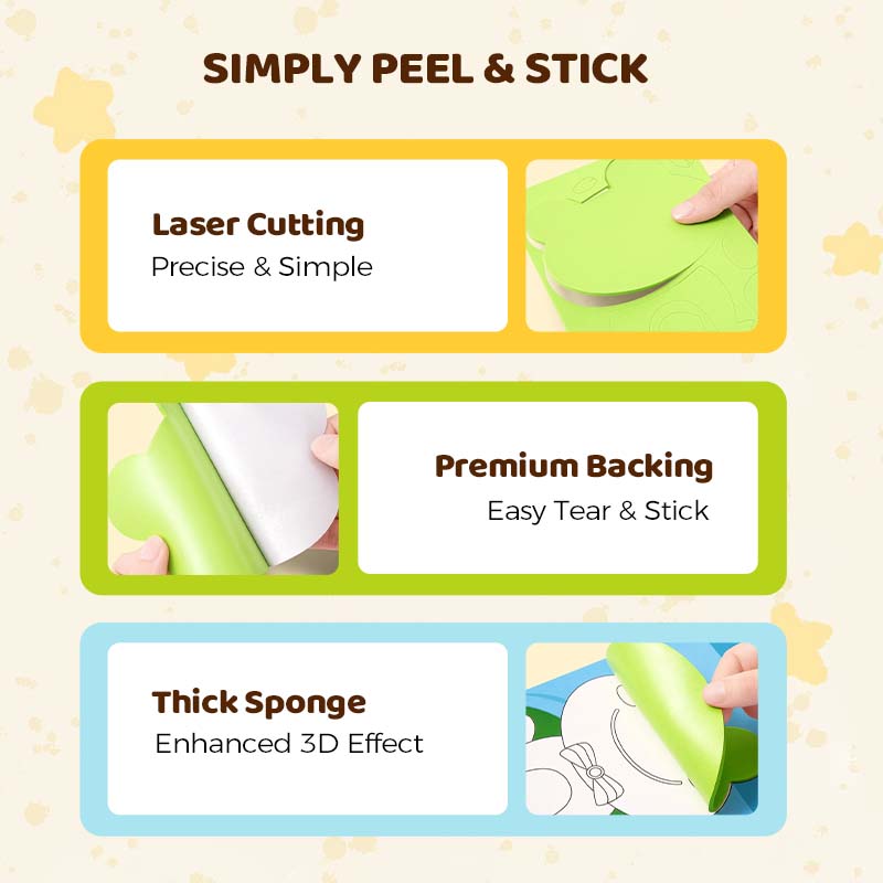 Children’s DIY 3D EVA Sticker Craft