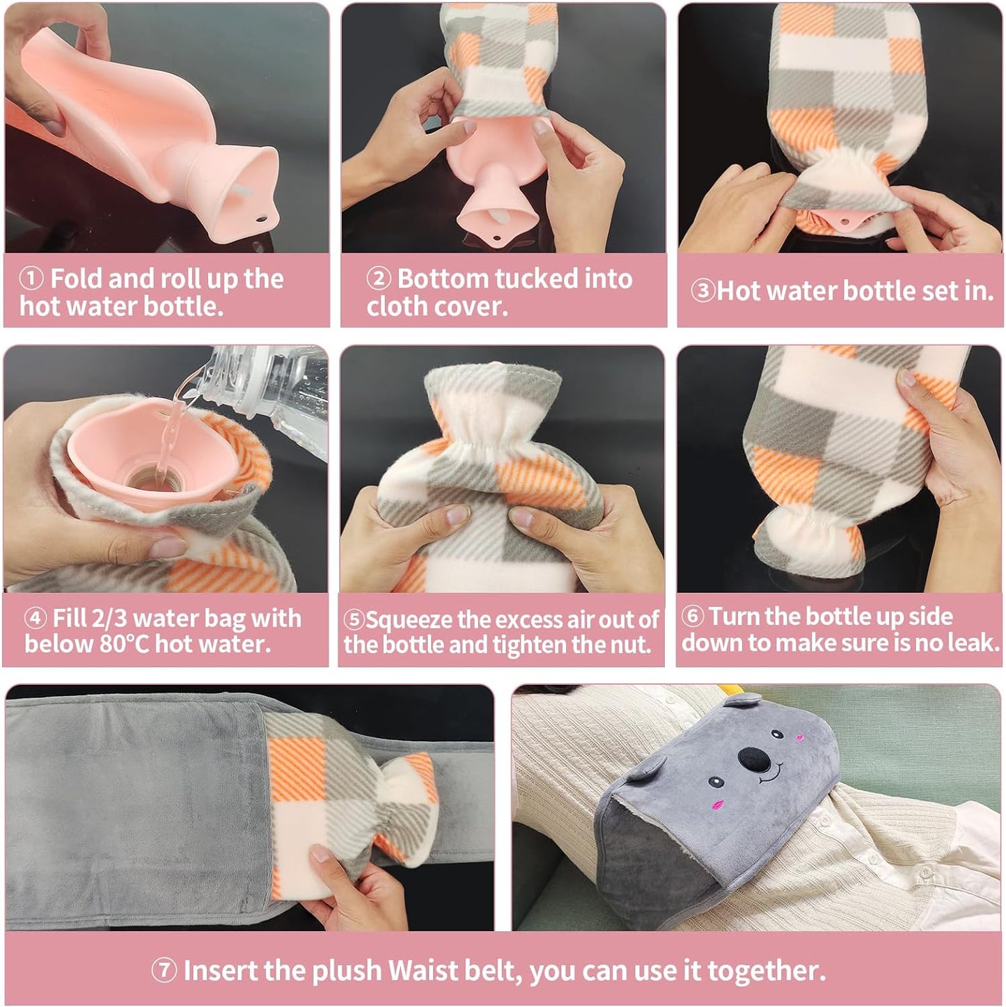 š
Christmas Sale 49% OFFš„Plush Refillable Hot Water Bottle BeltšBuy 2 Save 10%&Free Shipping