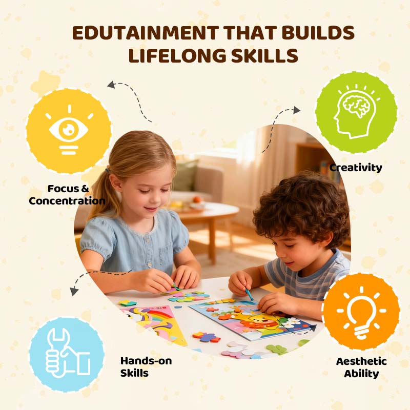 Children’s DIY 3D EVA Sticker Craft