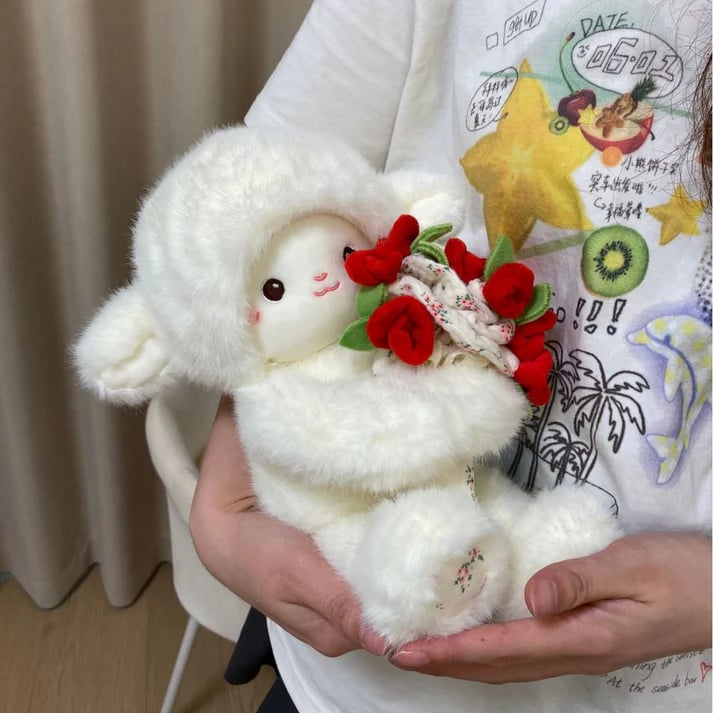 š„Christmas Sale 60% OFF!!šRosie the Lamb ā Sweetheart Baby Sheep Bouqetš