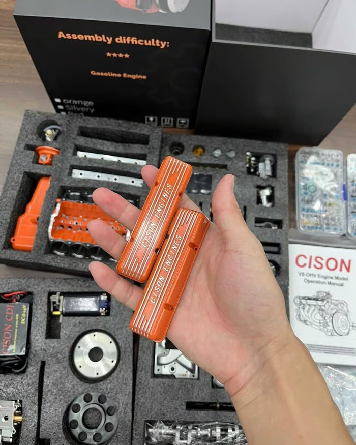 šLast Day Promotion 50% OFF + FREESHIPPINGš„ - Gasoline OHV V8 Small-block Engine Model Kits