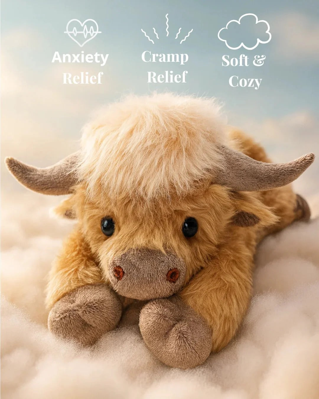 š„Hot Sale 60% OffšCute Cartoon Highland Cow Stuffed Toy