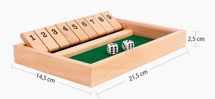 【💥Final 3-hour Preferential Deal 💥】🎉FUN FAMILY GAMES - Shut The Box Board Game