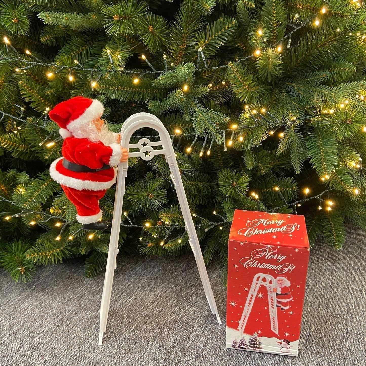 ๐ฅ Start preparing now-Up to 50% OFF ๐
๐ป๐Electric Chimney Climbing Santa Claus Musical Toys