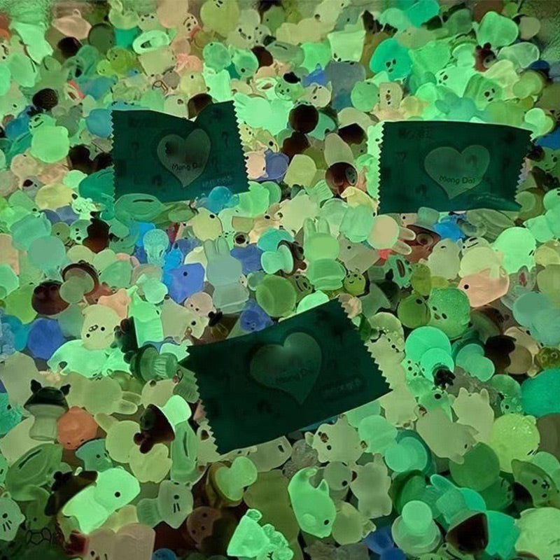 🔥Hot Sale 60% Off🎁Blind Bag Luminous Mini Resin Animal Figures – 10PCS/Set