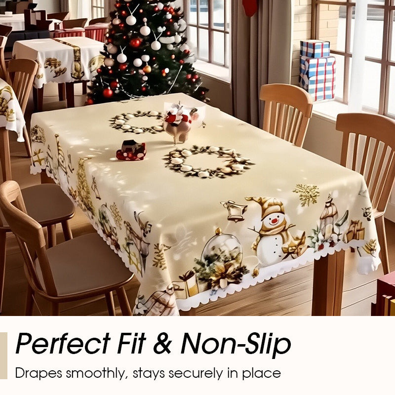 🔥 Start preparing now-Up to 50% OFF 🎄Joyful Festive Classic Christmas Tablecloth