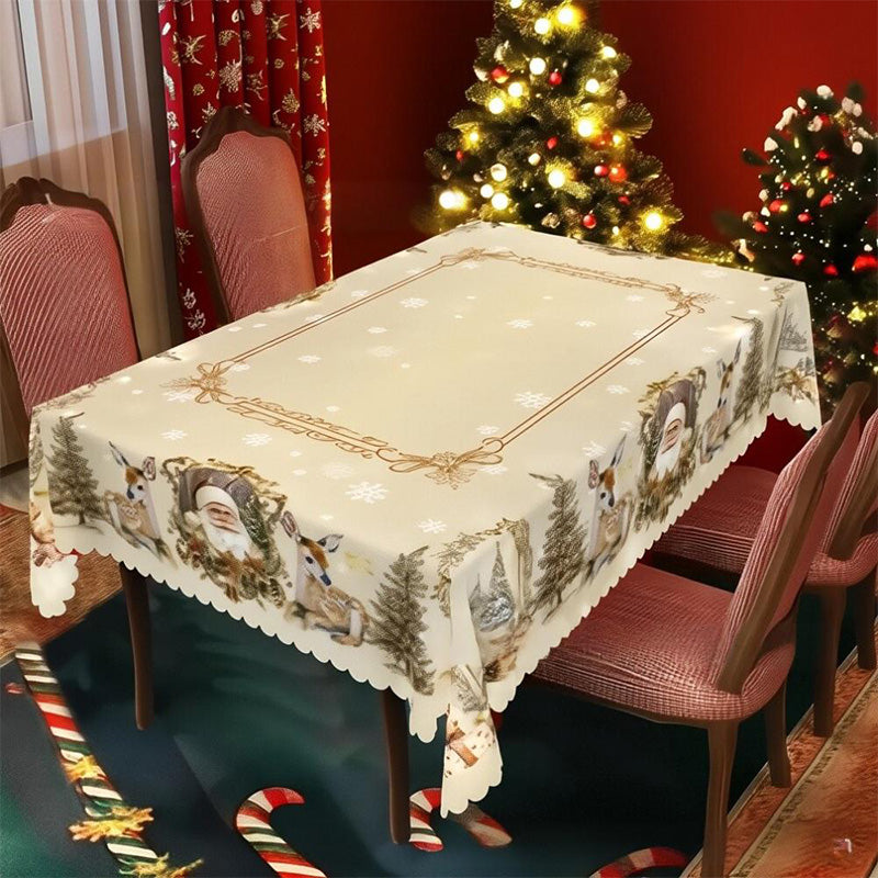 🔥 Start preparing now-Up to 50% OFF 🎄Joyful Festive Classic Christmas Tablecloth