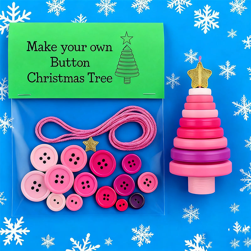 ⏰Last Day Promotion✨DIY Button Ornament Kit🎅🎄