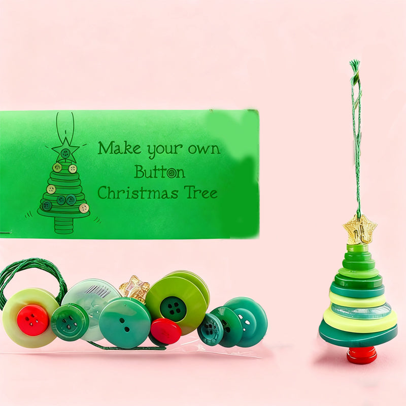 ⏰Last Day Promotion✨DIY Button Ornament Kit🎅🎄