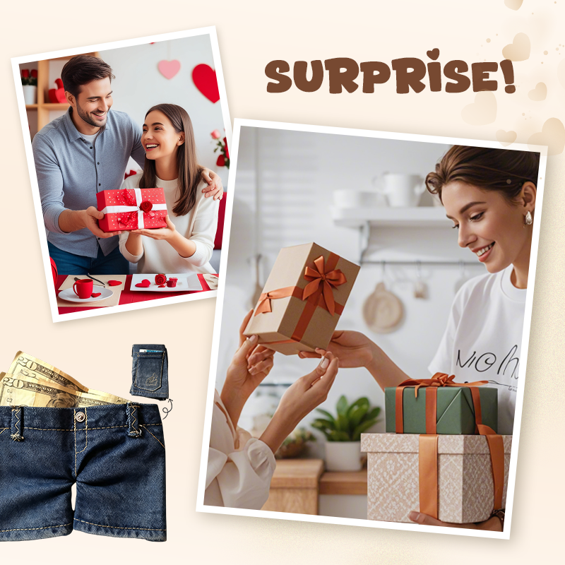 🔥Hot Sale 68% Off🎁Stylish Creative Mini Jeans-Shaped Wallet