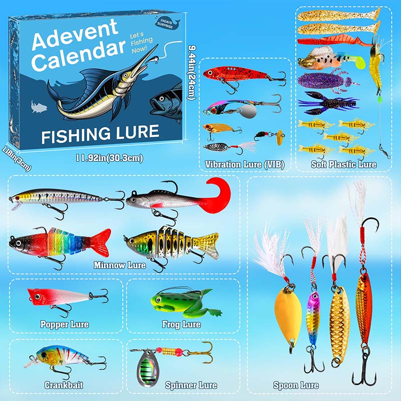 24 Days Lures Advent Calendar
