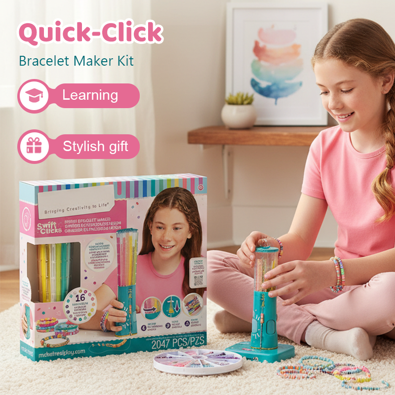 🎁Gift Idea Hot Sale 50% OFF🔥Quick-Click Bracelet Maker Kit