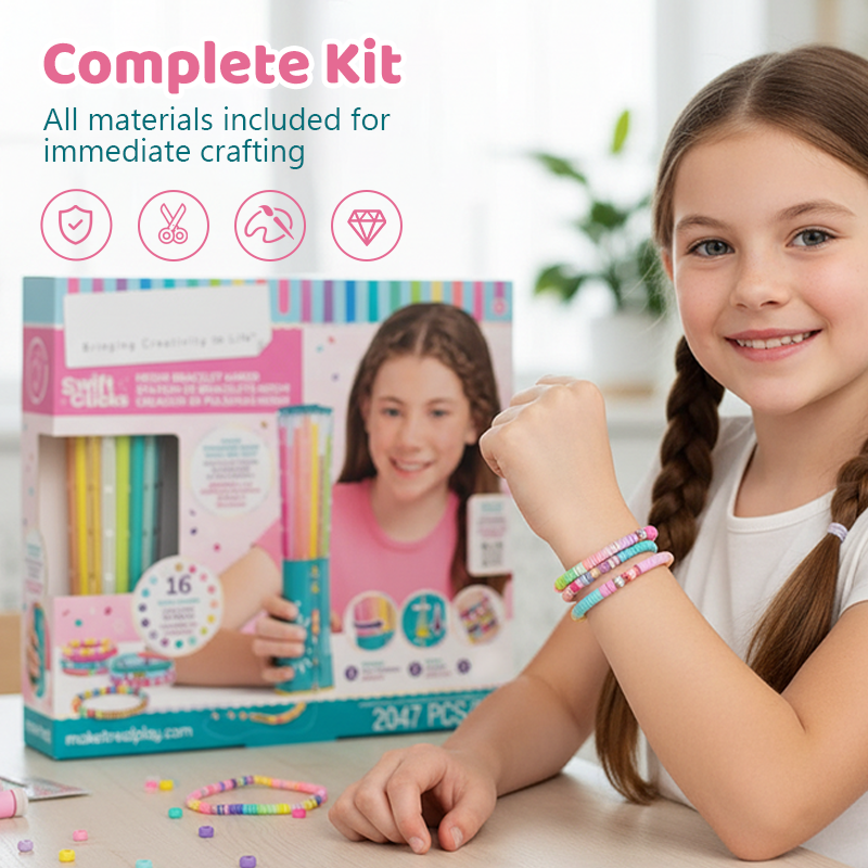 🎁Gift Idea Hot Sale 50% OFF🔥Quick-Click Bracelet Maker Kit