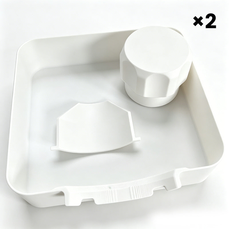 Keep your laundry area clean and dry with this universal drain pan! 🌊🧺 Say goodbye to spills and hello to peace of mind! 💪✨