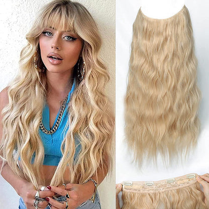 💖Buy 1 get 1 free 🤩Women's Gradient Long Wavy Hair Wig, One-Piece with Adjustable Fit💁