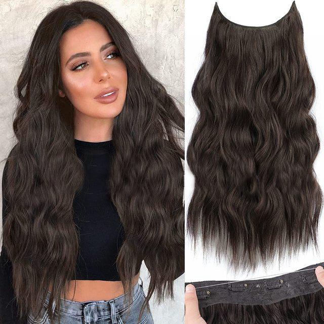 💖Buy 1 get 1 free 🤩Women's Gradient Long Wavy Hair Wig, One-Piece with Adjustable Fit💁