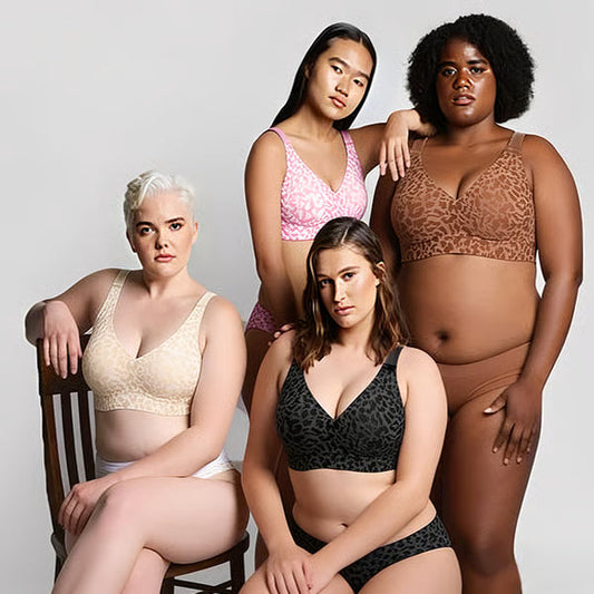 👍LAST WEEK- ONLY￡10.99!!⚡50K+ SOLD💕Jelly Wireless Womens Comfortable Wireless Bras Push Up Bralettes Seamless Tshirts Bras Deep V Everyday Bras