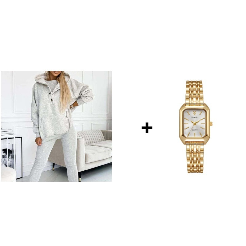 ⏳Time-limited Special £25.99⏰Hooded Casual and Comfortable Sweatshirt Suit