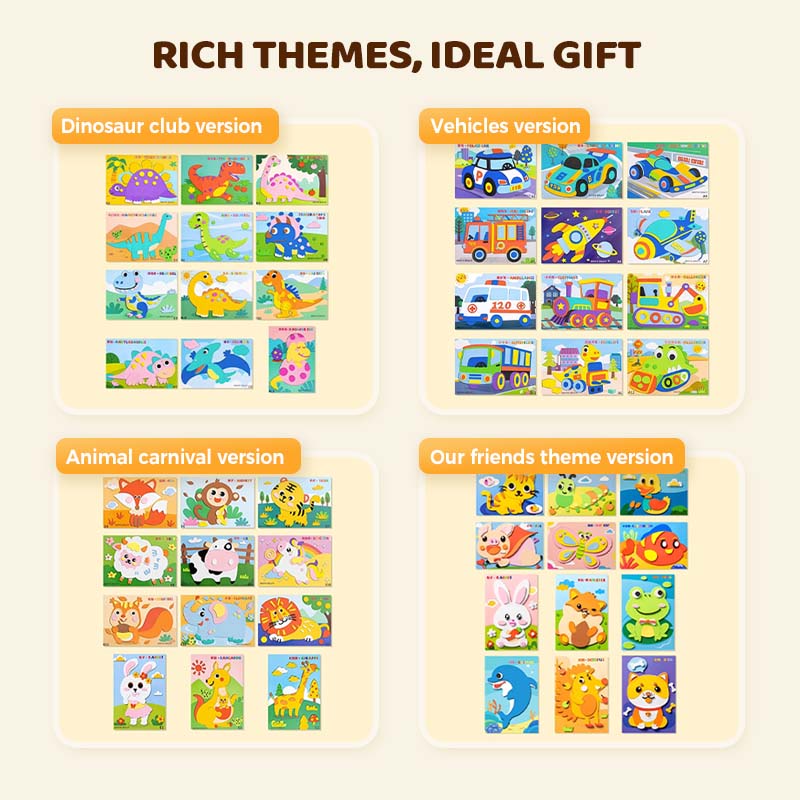 Children’s DIY 3D EVA Sticker Craft