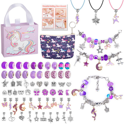 💥 50% OFF! 🎁 Charm Bracelet Jewelry Making Kit – Fun & Creative Crafting for All Ages 🎄