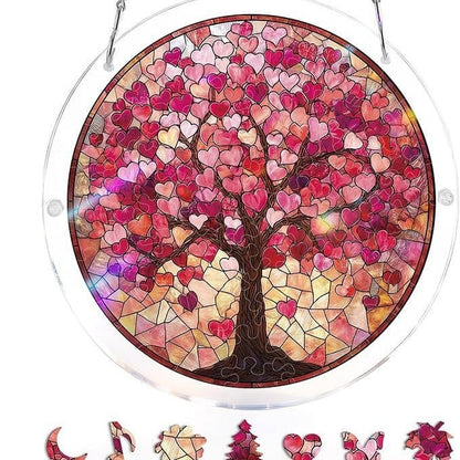 🔥LAST DAY 49% OFF ☀️ 🧩Acrylic 80 Pcs Puzzle✨Suncatcher Hanging Ornament
