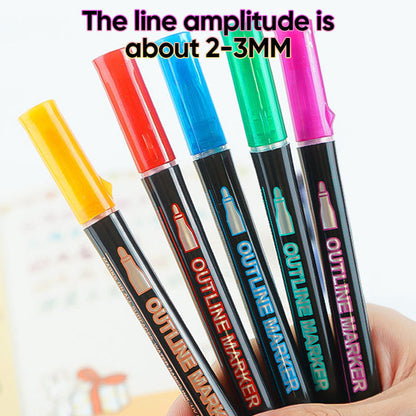 🎅Christmas Gift idea £6.99!!⚡50K+ SOLD!🎁Coloring Lightstick Graffiti Highlighter Pens