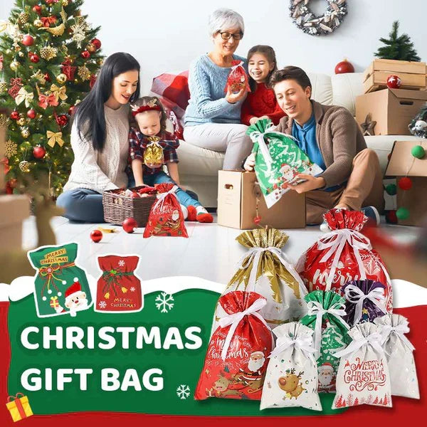 ⏳⏳LAST DAY SPECIAL PRICE: ￡9.99!!🎅The World’s Best Christmas Gift Bag With Drawstring🎁