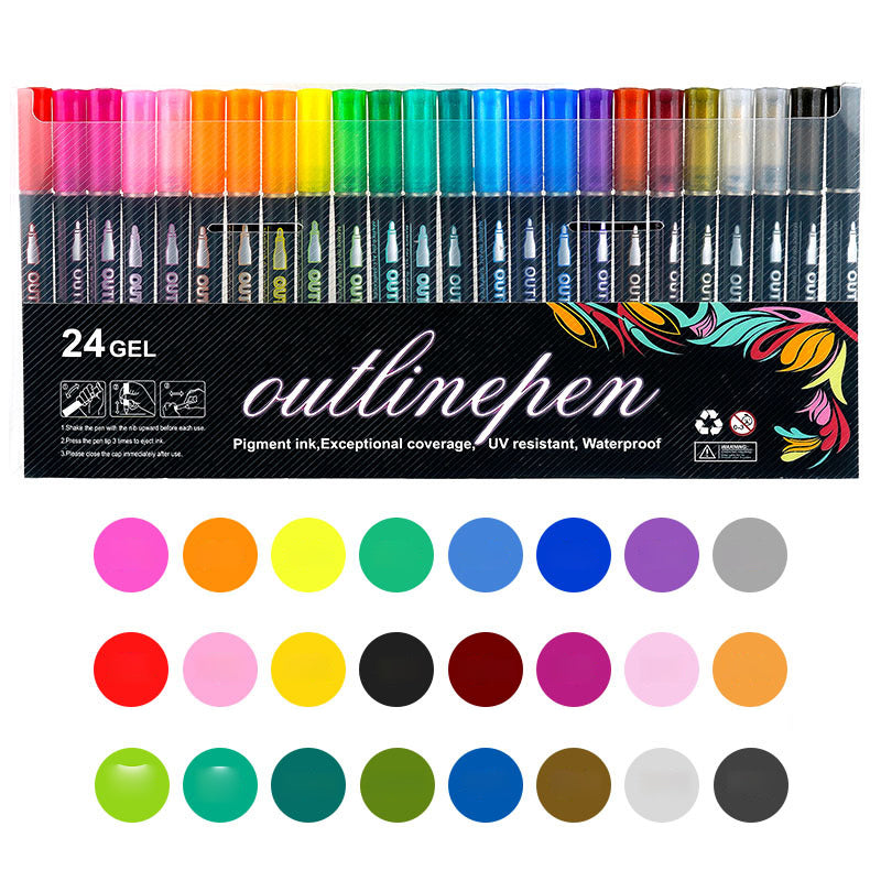 🎅Christmas Gift idea £6.99!!⚡50K+ SOLD!🎁Coloring Lightstick Graffiti Highlighter Pens