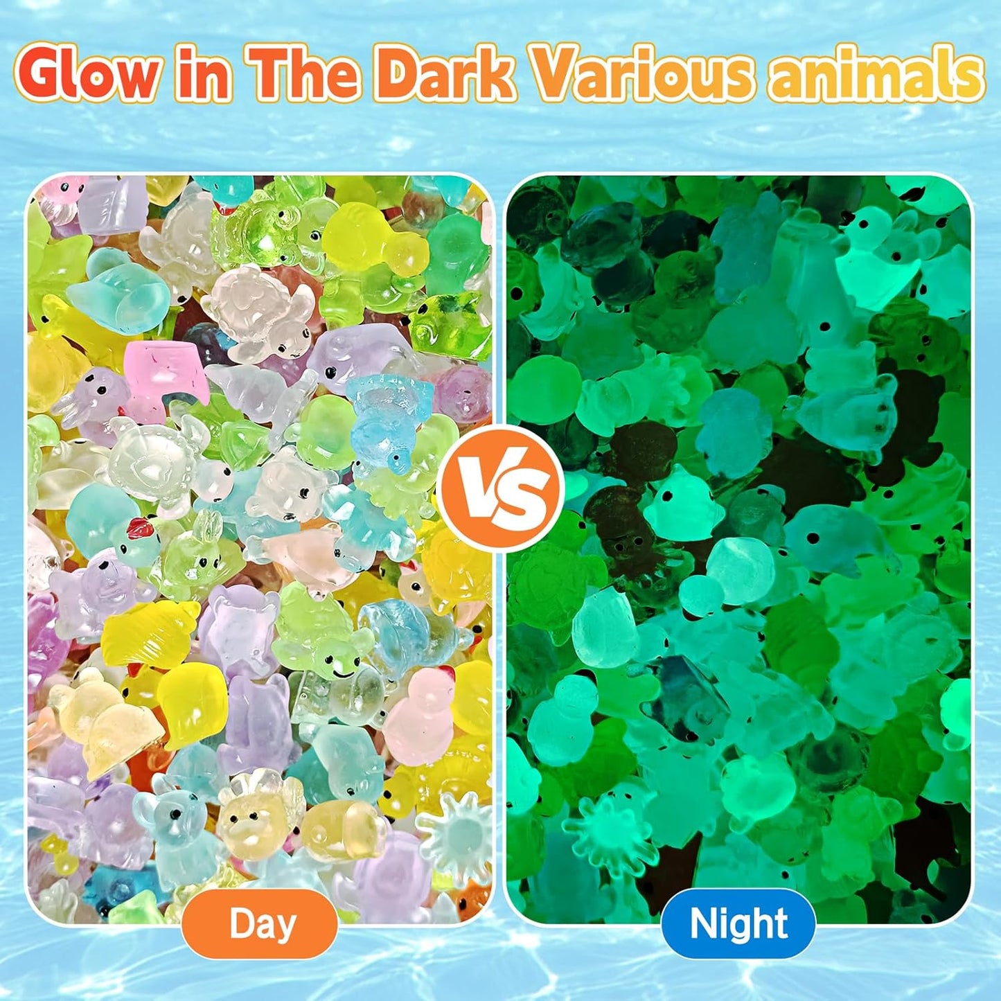 🔥Hot Sale 60% Off 🐼Mini Glow in The Dark Animal Resin Models 🐼