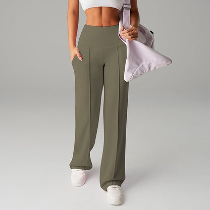 🎁2026 New Arrivals 50% OFF💥50K+ SOLD💕Women's Plain Loose Straight Leg Pants