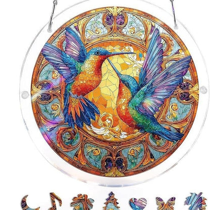 🔥LAST DAY 49% OFF ☀️ 🧩Acrylic 80 Pcs Puzzle✨Suncatcher Hanging Ornament