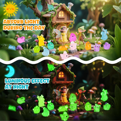 🔥Hot Sale 60% Off 🐼Mini Glow in The Dark Animal Resin Models 🐼