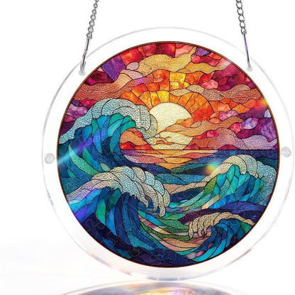 🔥LAST DAY 49% OFF ☀️ 🧩Acrylic 80 Pcs Puzzle✨Suncatcher Hanging Ornament