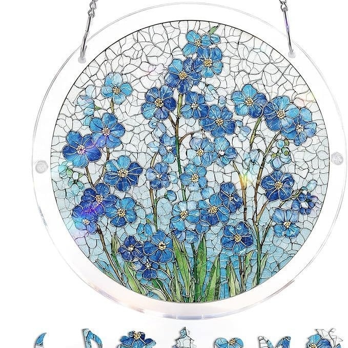 🔥LAST DAY 49% OFF ☀️ 🧩Acrylic 80 Pcs Puzzle✨Suncatcher Hanging Ornament