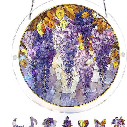 🔥LAST DAY 49% OFF ☀️ 🧩Acrylic 80 Pcs Puzzle✨Suncatcher Hanging Ornament