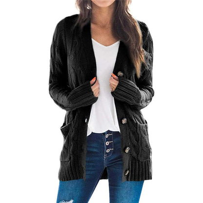 Women's Autumn Midi-Length Knit Sweater 🧥 – Layers Over Tees/Under Coats, Ideal for Office & Brunch Gatherings 💼