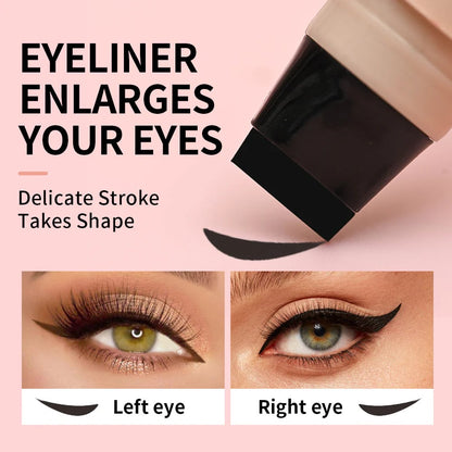 💞LAST DAY-BUY 1 GET 1 FREE💞Dual-Head Rotating Eyeliner Stamp Pen🖤Perfect Cat Eye Every Time!