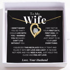 To My Love– Love Heart Necklace – Your Last Everything