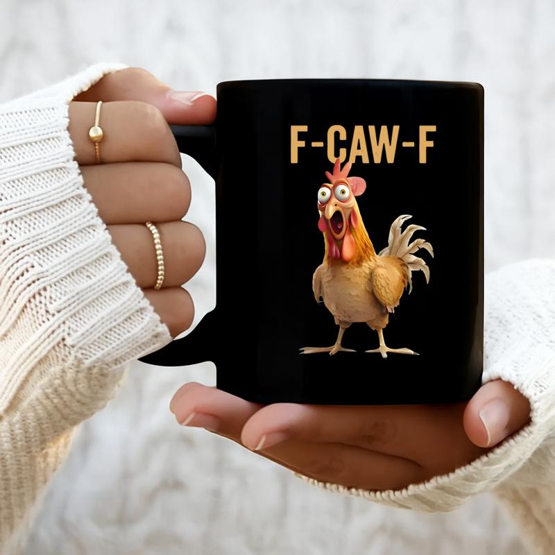 💥LAST DAY SALE 50% OFF!!🏆Flash Sale⚡ 50K+ SOLD! Almost Gone-🔥F-Caw-F Funny Chicken Mug