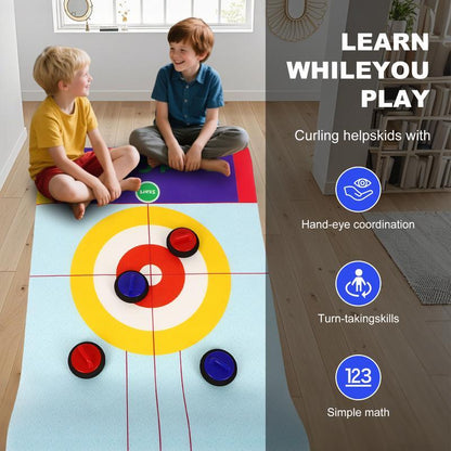 🥌🔥Best Christmas Game 🎅 2025 New Tabletop Family Curling Game☄️☄️ Fun, Engaging, and Perfect for All Ages!😎