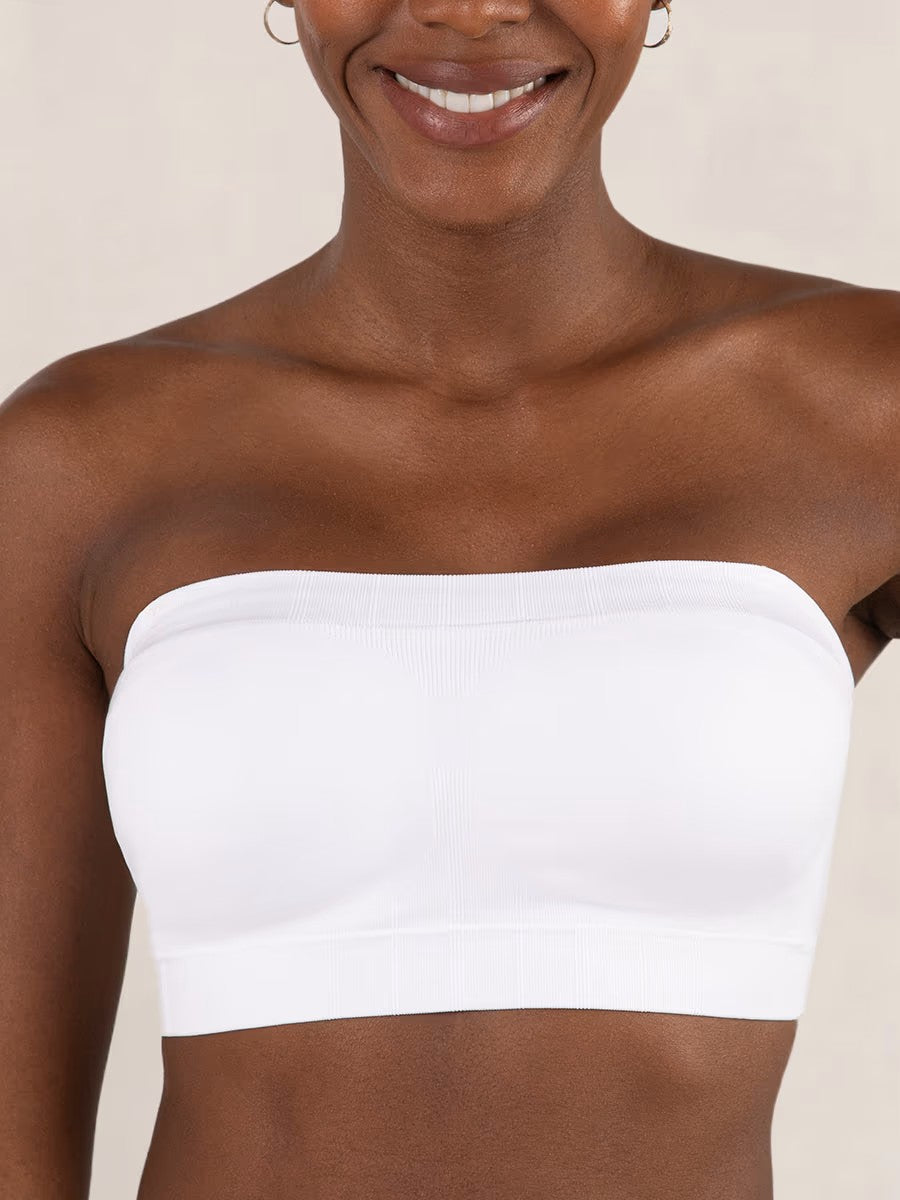 ⏳⏳LAST DAY SALE ONLY ￡10.99!!🔥Convertible Strapless Bandeau Bra with Wireless Comfort, Anti-Slip Grip & Removable Straps