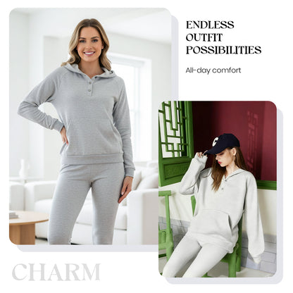 ⏳Time-limited Special £25.99⏰Hooded Casual & Fashionable Sweatshirt 3-Piece Set