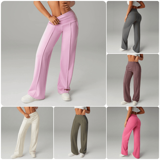 🎁2026 New Arrivals 50% OFF💥50K+ SOLD💕Women's Plain Loose Straight Leg Pants