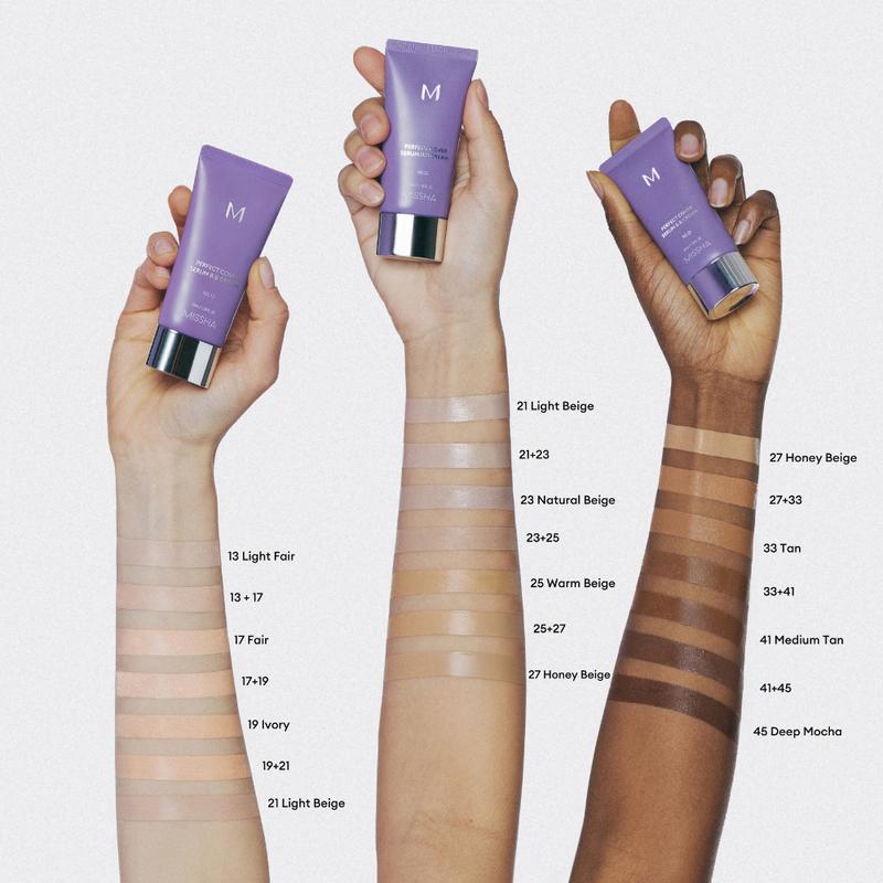 [MISSHA Official] M Perfect Cover Serum BB Cream - Bifida Ferment Lysate Serum-Infused BB Cream