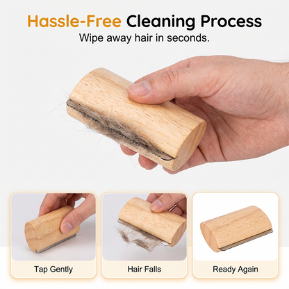 🥳2026 HOT SALE🥳💞50K+ SOLD!🐕🦴50% OFF! Gentle Deshedding Brush – No pulling, no pain. Ergonomic wooden handle. Removes undercoat & dander. Perfect for anxious or sensitive pets. A calm grooming session. 🌿💚