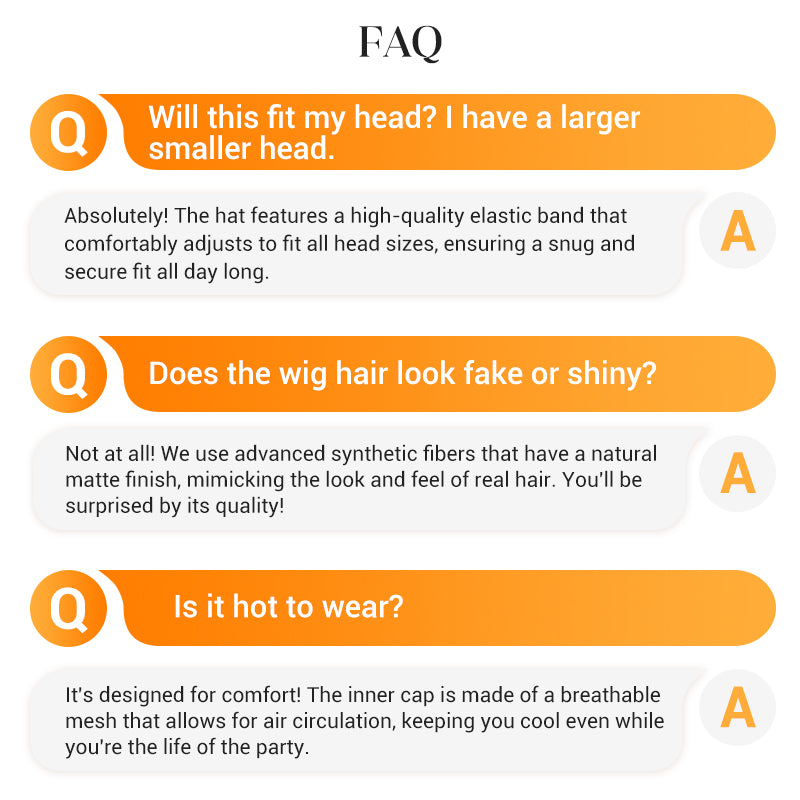 Unisex Hip-Hop Style Wig Hat