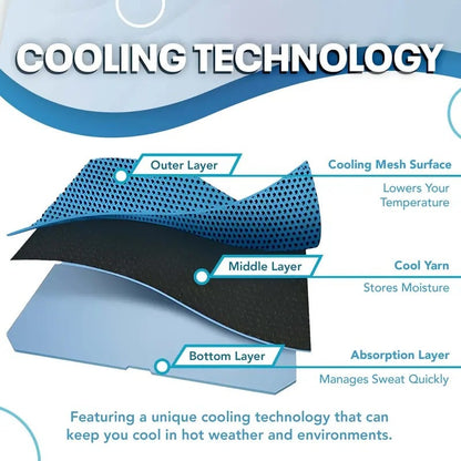 ⏰Last Day Buy 1 Get 1 Free❄💦Cold Sweat Towel You Can Use Anywhere, Anytime! Reusable Soft Absorbent Cooling Portable